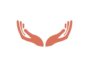Sevgi, destek, koruma, verme ve yardımı sembolize eden yüksek kaliteli bir el ikonu. Sağlık hizmetleri, hayır kurumu, bağış, sosyal hizmet ve gönüllü tasarım kavramları için mükemmel.
