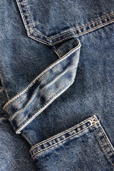 Textura Calça Fundo Jeans Azul — Fotografia de Stock
