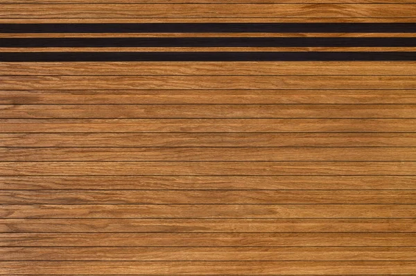 Texture Background Neatly Horizontally Laid Wooden Slats Pronounced Dark Linear — Stock Photo, Image