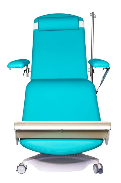 Medizinische Geräte Mobiler Medizinstuhl Isoliert Auf Weißem Hintergrund Elektrischer Stuhl — Stockfoto