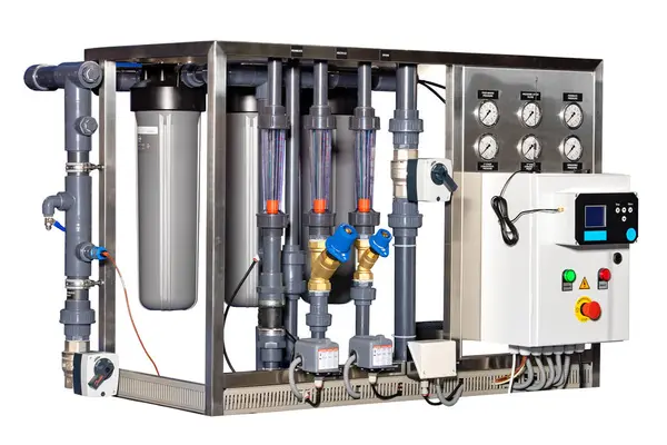 Reverse Osmosis System Water Purification Controller Modular Architecture Provides Ease — Stock Photo, Image