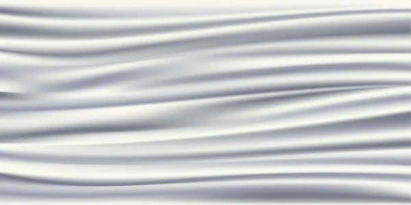 Glattes Weißes Tuch Hintergrund Vektorillustration — Stockvektor