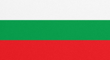 Bulgaristan bayrağı soyut doku arka planında