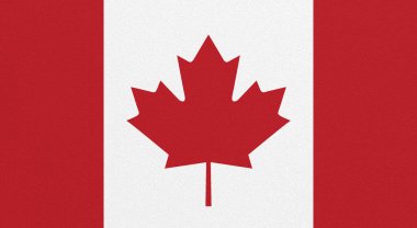 Soyut doku arka planında Kanada bayrağı