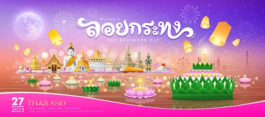Loy krathong thailand festivali, thai kültür gelenekleri, 