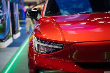 All NEW Volvo C40 Recharge Pure Electric on display at The 39th Thailand International Motor Expo 2022 on November 30, 2022 in Nonthaburi, Thailand.