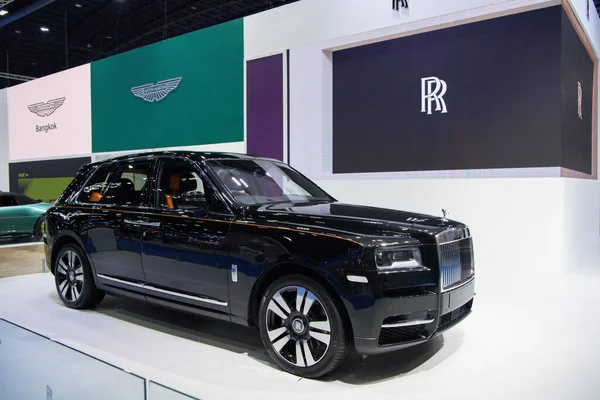 Rolls Royce Cullinan Black Badge Display Bangkok International Motor Show — Stock Photo, Image
