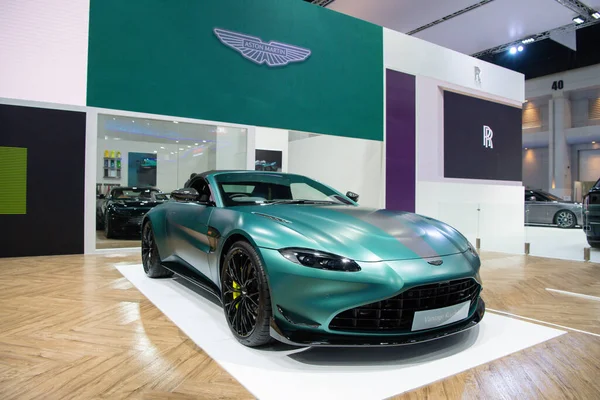 Aston Martin Vantage Roadster Carro Exposição Bangkok International Motor Show — Fotografia de Stock