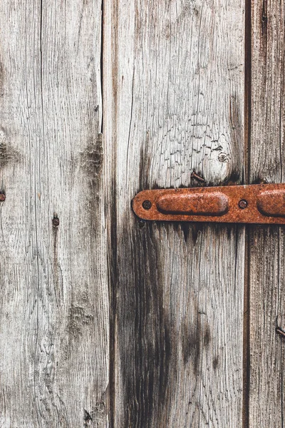 Türvorhang Auf Hintergrund Aus Holzbrettern Holz Hintergrund — Stockfoto