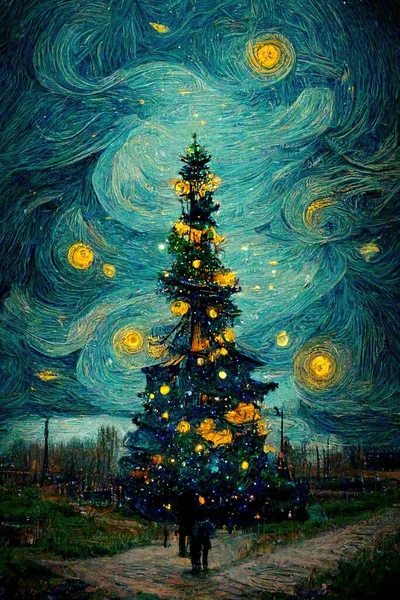 The Starry Night (Tribute to Van Gogh) ·