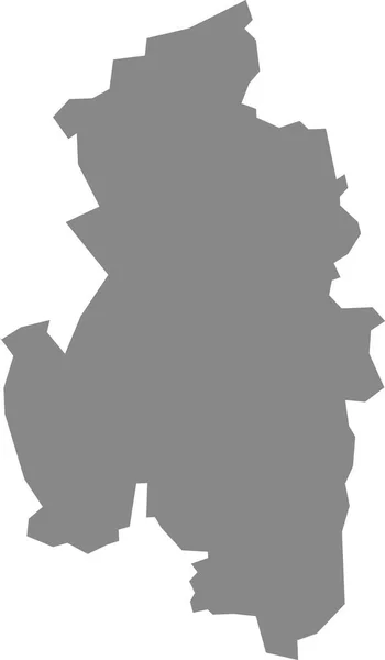 Сірий Прямокутний Векторний Мап Німецької Столиці Ізерлохн Німеччина — стоковий вектор