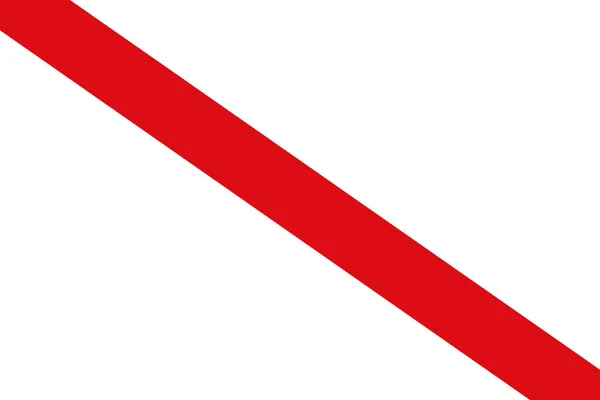 Ilustração Oficial Vector Bandeira Cidade Belga Strasbourg França — Vetor de Stock