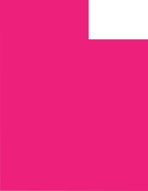 PINK CMYK rengi UTAH federal devletinin düz haritası, Amerika Birleşik Devletleri şeffaf arkaplan üzerinde