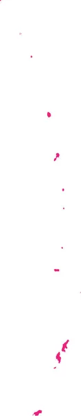 Pink Cmjn Couleur Carte Plate Détaillée Territoire Fédéral Des Îles — Image vectorielle