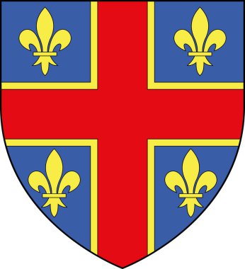 Official coat of arms vector illustration of the French city of CLERMONT-FERRAND, FRANCE