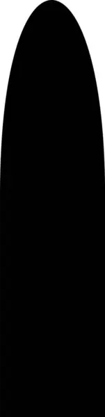 Dibujo Plano Negro Simple Del Monumento Histórico Inglés Del Gherkin — Archivo Imágenes Vectoriales