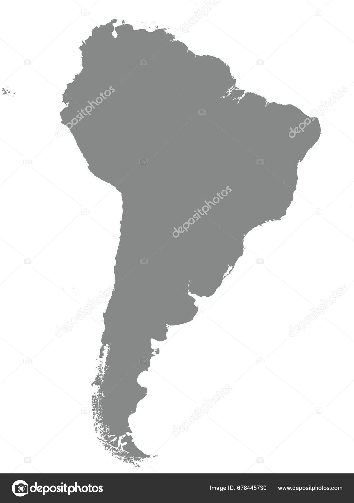 100,000 Map south america Vector Images