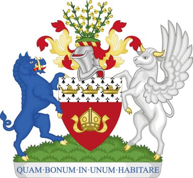 KENSINGTON VE CHELSEA 'NIN KENSINGTON VE CHELSEA' NIN İngiliz idari yerel yönetim bölgesinin resmi arma çizimi