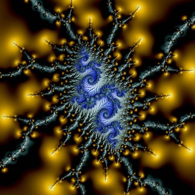 Fractal complex zoom - Mandelbrot set detail, digital artwork for creative graphic design