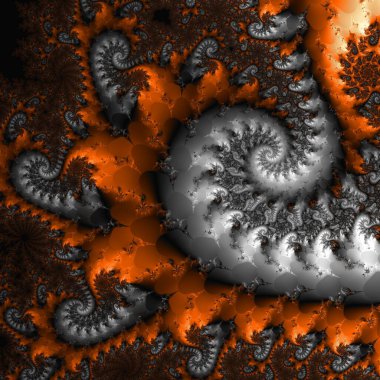 Fractal complex zoom - Mandelbrot set detail, digital artwork for creative graphic design