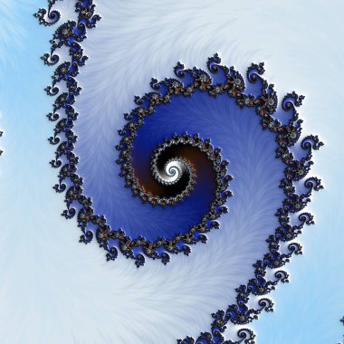 Fractal complex zoom - Mandelbrot set detail, digital artwork for creative graphic design