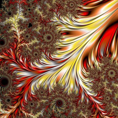 Fractal complex zoom - Mandelbrot set detail, digital artwork for creative graphic design