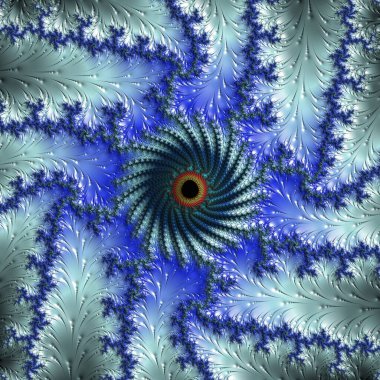 Fractal complex zoom - Mandelbrot set detail, digital artwork for creative graphic design