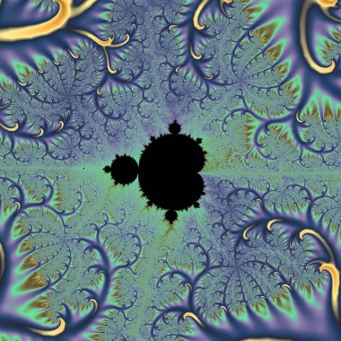Fractal complex zoom - Mandelbrot set detail, digital artwork for creative graphic design