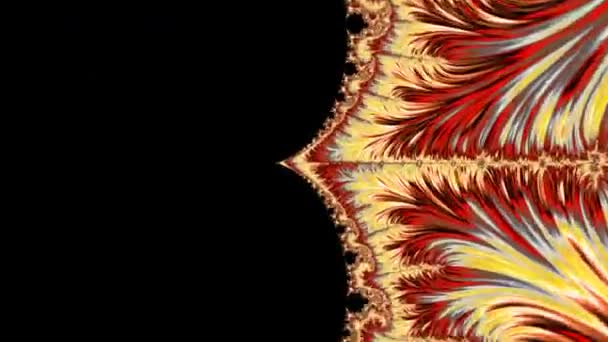 Fractal Complexe Zoom Mandelbrot Detail Digitaal Kunstwerk Voor Creatief Grafisch — Stockvideo