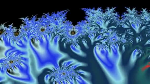 Fractal Complexe Zoom Mandelbrot Detail Digitaal Kunstwerk Voor Creatief Grafisch — Stockvideo