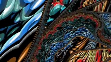 Fractal complex zoom - Mandelbrot detail, digital artwork for creative graphic design