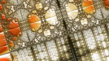 Fraktal kompleks yakınlaştırma - Mandelbrot detayı, yaratıcı grafik tasarımı için dijital sanat çalışması