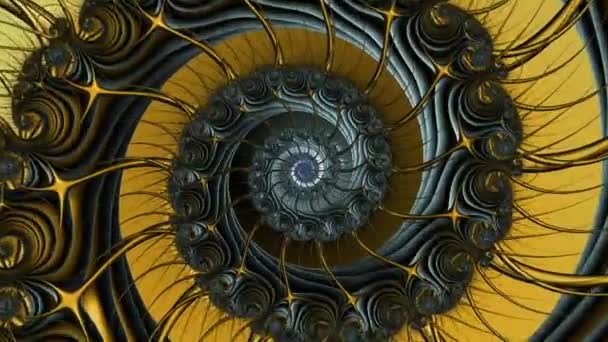 Fractal Complex Zoom Λεπτομέρεια Mandelbrot Ψηφιακό Έργο Τέχνης Για Δημιουργικό — Αρχείο Βίντεο