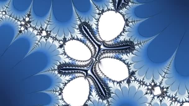 Fractal Complex Zoom Mandelbrot Detail Digital Artwork Creative Graphic Design — Vídeo de Stock