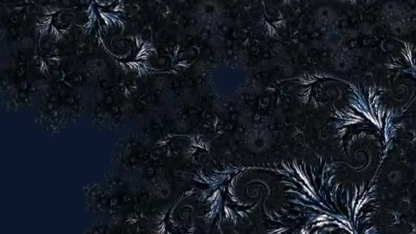 Zoom Complexe Fractal Détail Mandelbrot Illustration Numérique Pour Conception Graphique — Video