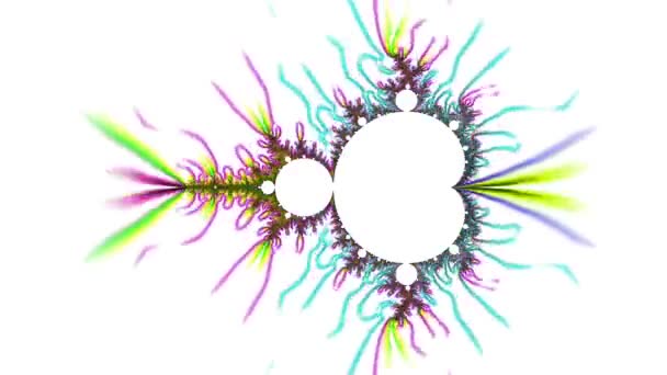 Fractal Complex Color Mandelbrot Detail Digital Artwork Creative Graphic Design — Stok video