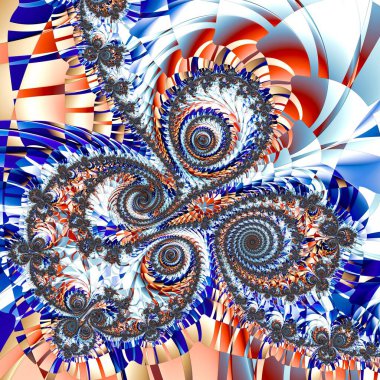 Fractal complex - Mandelbrot set detail, digital artwork for creative graphic design