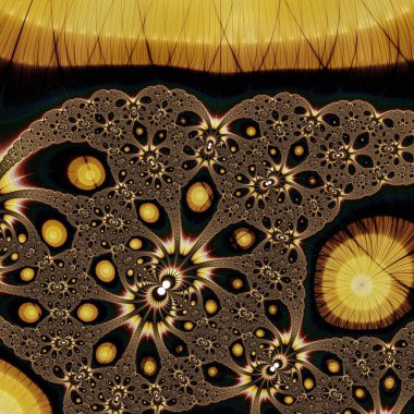 Fractal complex - Mandelbrot set detail, digital artwork for creative graphic design