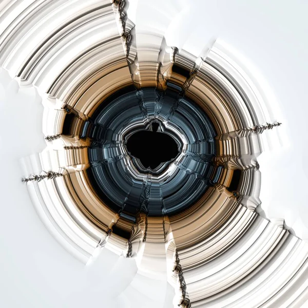 Fraktális Komplex Mandelbrot Szett Részlet Digitális Alkotás Kreatív Grafikai Tervezéshez — Stock Fotó