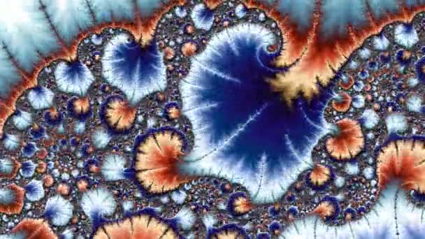 Fractal Complex Color Mandelbrot Λεπτομέρεια Ψηφιακό Έργο Τέχνης Για Δημιουργικό — Αρχείο Βίντεο