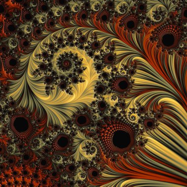 Fractal complex - Mandelbrot set detail, digital artwork for creative graphic design