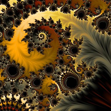 Fractal complex - Mandelbrot set detail, digital artwork for creative graphic design
