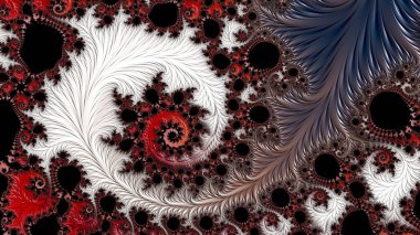 Fractal complex - Mandelbrot set detail, digital artwork for creative graphic design