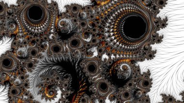 Fraktal kompleks - Mandelbrot set detayları, yaratıcı grafik tasarımı için dijital sanat eserleri