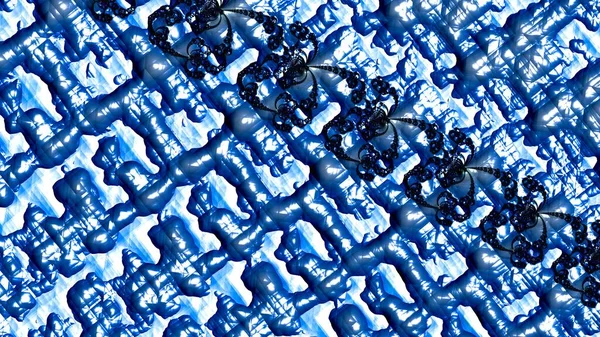 Fractal Complex Mandelbrot Set Detalj Digitalt Konstverk För Kreativ Grafisk — Stockfoto