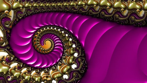 Fractal Complex Mandelbrot Set Detail Digital Artwork Creative Graphic Design — Zdjęcie stockowe