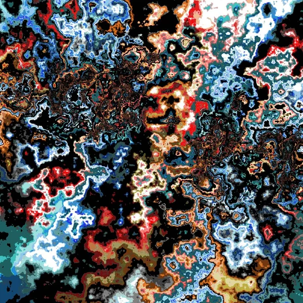 Mnohobarevná Textura Grunge Složení Různých Vzorů Barev — Stock fotografie
