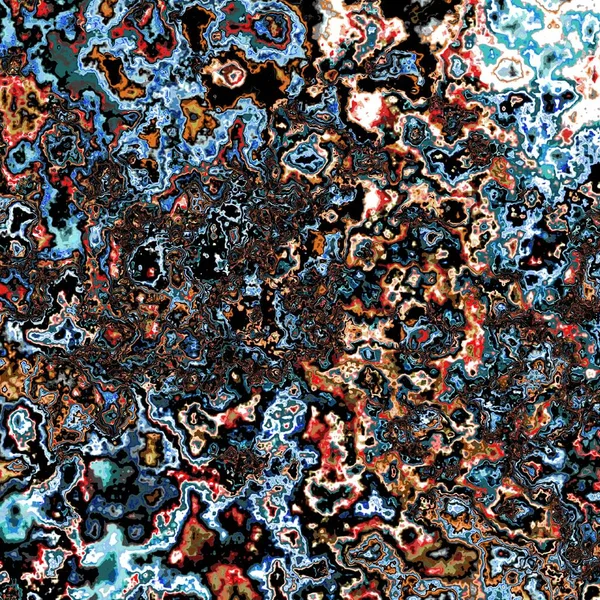 Textura Grunge Multicolor Composición Diferentes Patrones Color — Foto de Stock