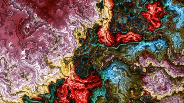 Разноцветная Гранжевая Текстура Состав Различных Цветовых Узоров — стоковое фото