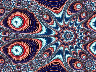 Fraktal kompleks - Mandelbrot set detayları, yaratıcı tasarım için dijital sanat eserleri